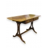 Sofa-table Regency en acajou, marquetée