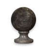 Black marble stair ball