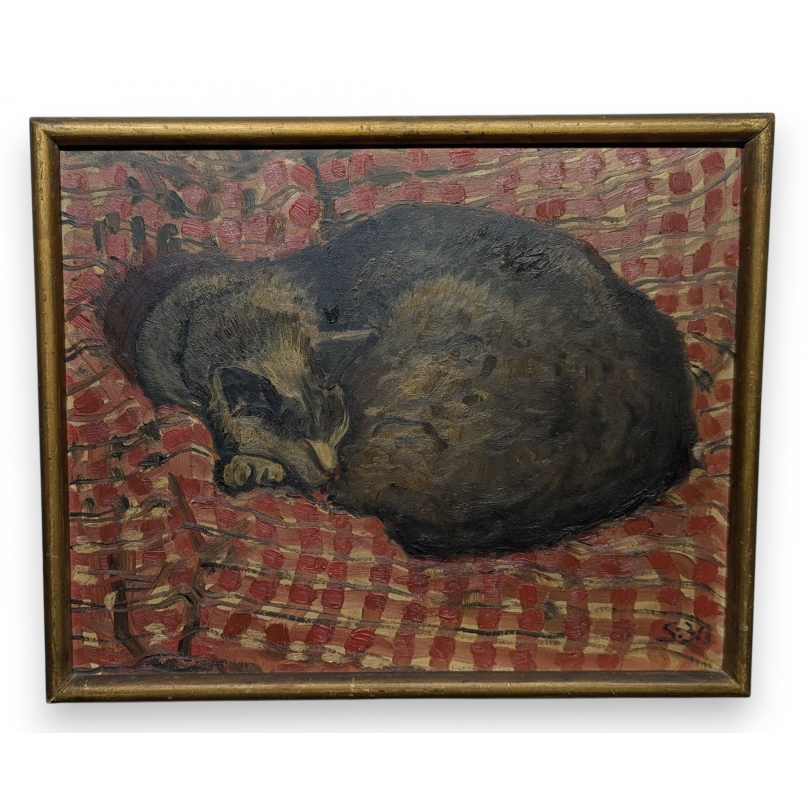 Tableau \"Chat endormi\"