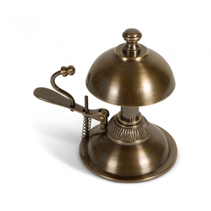 Cloche d\'hôtel coloris bronze