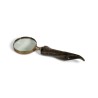 Magnifying glass with a horn handle