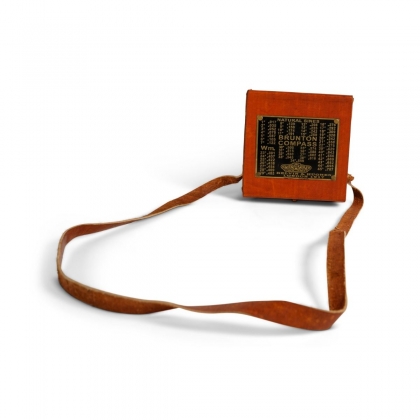 Brunton compass with lanyard