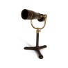 Leather-covered desk telescope