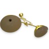 Brass billiard lamp, 2 lights, from Moinat SA – Antiques and home décor