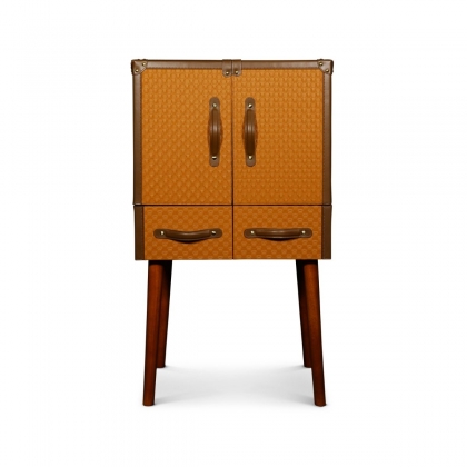 Meuble-bar "Belle Époque" coloris Cognac