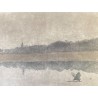 Gravure "La pipistrelle boit" signée HAINARD
