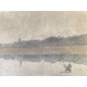 Gravure "La pipistrelle boit" signée HAINARD
