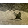 Gravure "La pipistrelle boit" signée HAINARD