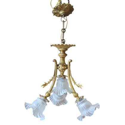 Lustre Napoléon III à 4 lumières