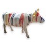 Vache en résine décor Coulures de peinture