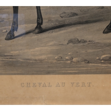 Paire de gravures "Cheval" par VERNET