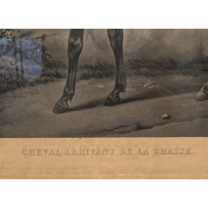 Paire de gravures "Cheval" par VERNET