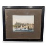 Engraving: ‘The Port of Morges and its castle’