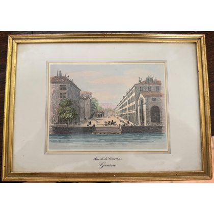 Reproduction d'une Gravure "Corraterie"