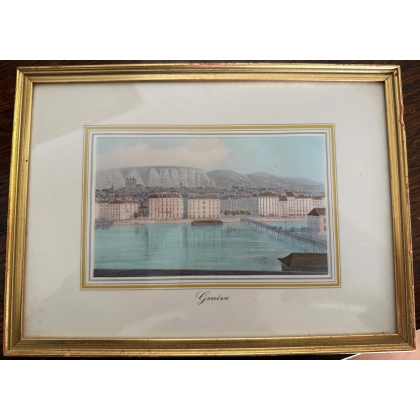 Reproduction d'une Gravure "Genève"