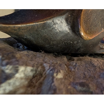 Bronze \"Petit canard\" signé REUSSNER