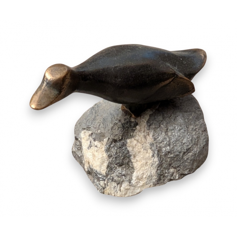 Bronze \"Petit canard\" de Charles REUSSNER