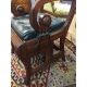 Fauteuil-escabeau Regency en acajou