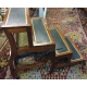 Fauteuil-escabeau Regency en acajou
