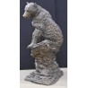 Bronze \"Ours brun assis sur un rocher\"