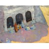 Tableau \"Mosquée à Terme\" signé STOCKLI