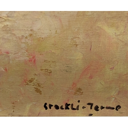 Tableau \"Mosquée à Terme\" signé STOCKLI