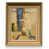 Tableau \"Rue du Diable à Terme\" signé STOCKLI