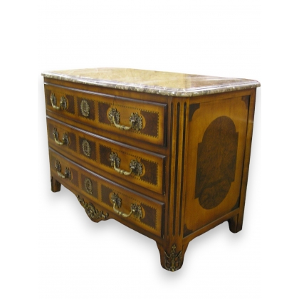  Commode style Louis XIV en merisier et sur  Moinat SA  - Antiquités décoration