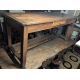Table de ferme suisse en noyer