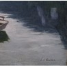Paintings | Painting entitled ‘Bord du Doubs’ by Ed. KAISER Moinat SA  – Antiques and home décor