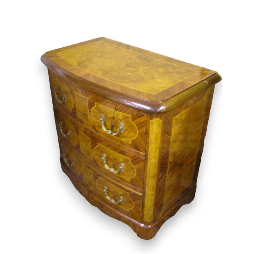 Commode style Louis XIV avec 3 tiroirs