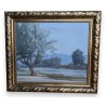 Tableau \"Bords de l\'Arve\" signé L. SALZMANN 45