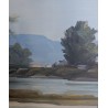 Tableau \"Bords de l\'Arve\" signé L. SALZMANN 45