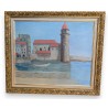 Tableau \"Collioure\" signé Loic FRANCFORT