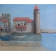 Tableau "Collioure" signé Loic FRANCFORT