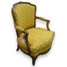 Fabric-upholstered beech armchair from Moinat SA – Antiques and home décor