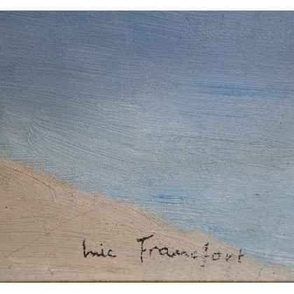 Tableau \"Collioure\" signé Loic FRANCFORT