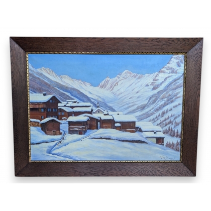 Tableau \"Oberland Bernois\" signé WYTTENBACH