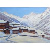 Tableau \"Oberland Bernois\" signé WYTTENBACH