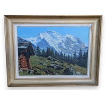 Tableau "Jungfrau" signé MIGELZ