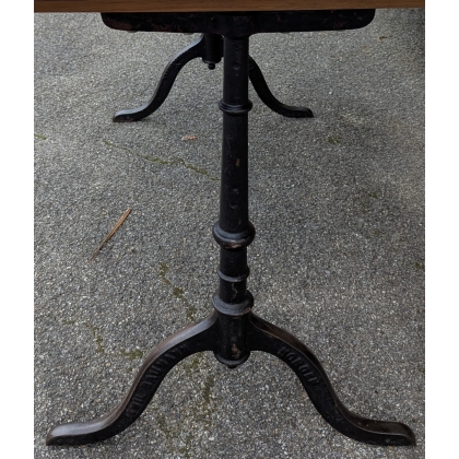 Table de bistrot rectangulaire