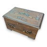 Music box with a painted bird design