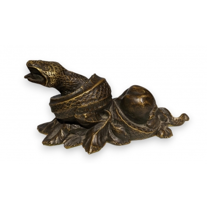 Poignée de porte \"Serpent et pomme\"