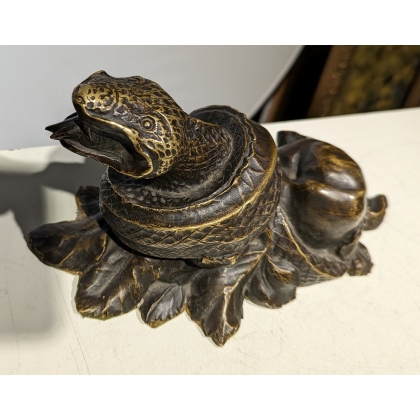 Poignée de porte \"Serpent et pomme\"