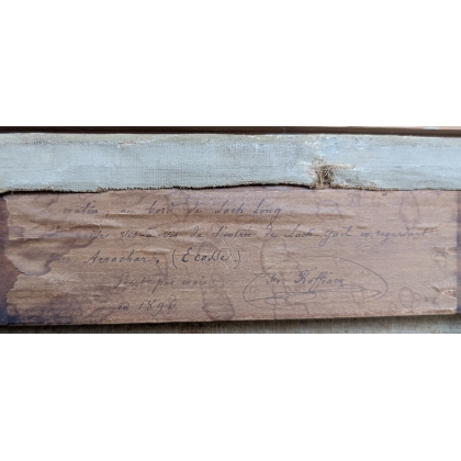 Tableau \"Loch Long\" signé ROFFIAEN