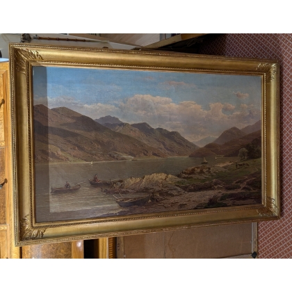Tableau \"Loch Long\" signé ROFFIAEN