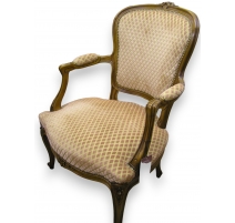 Fauteuil style Louis XV Cabriolet