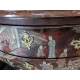 Commode en laque noir décor chinois