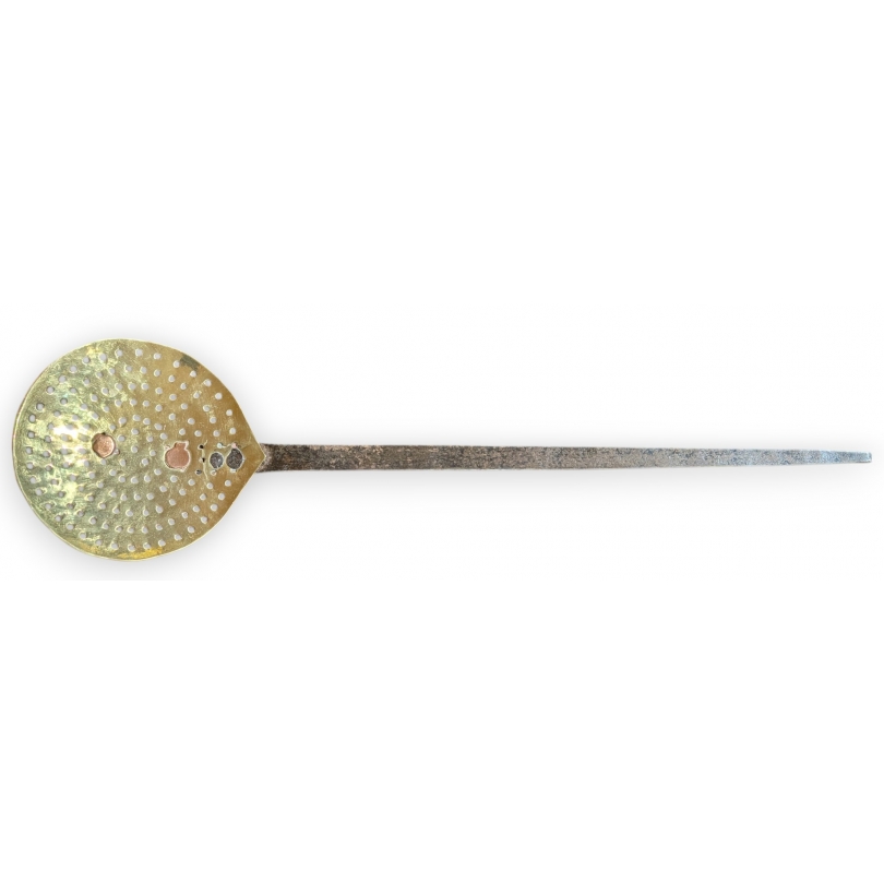 Brass and wrought iron skimmer