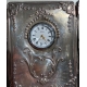 Cadre double en argent avec montre par R. CARR